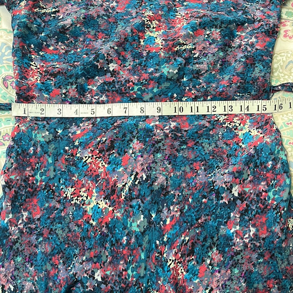 Liberty Art Fabrics Colourful Silk Midi Dress - Picture 7 of 8